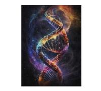Jigsaw Puzzles 52x38cm/1000pcs for Teenagerss Human DNA in The Space V3 Puzzles for Adults Toy Wall Decor A Work of Art Gifts for Friends And Family 52x38cm/1000pcs