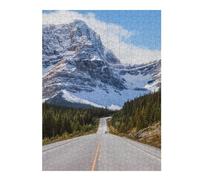 Jigsaw Puzzles 52x38cm/1000pcs for Teenagerss Icefields Parkway Banff NP Teenagers Puzzles Hands-on Game Wall Decoration Stress Reduction Gifts 52x38cm/1000pcs