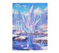 Jigsaw Puzzles 52x38cm/1000pcs for Teenagerss Icy Reflections Puzzles for Adults Toy Wall Decor A Work of Art Gifts for Friends And Family 52x38cm/1000pcs