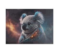 Jigsaw Puzzles 52x38cm/1000pcs for Teenagerss Koala in Cosmic Dreamscape Jigsaws for Adults Hands-on Game But Fun And Humorous Deal As Gifts for The Whole Family 52x38cm/1000pcs
