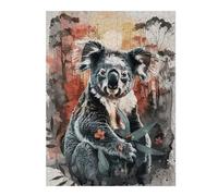 Jigsaw Puzzles 52x38cm/1000pcs for Teenagerss Koala Sunset Watercolor Puzzle for Adults Relax Games Hand Speed Race Great Gift for Gaming 52x38cm/1000pcs
