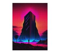 Jigsaw Puzzles 52x38cm/1000pcs for Teenagerss Monolith Wave Cultists Jigsaw Puzzle Relax Games Staycation Kill Time Great Gift for Gaming 52x38cm/1000pcs