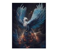 Jigsaw Puzzles 52x38cm/1000pcs for Teenagerss Mystical Phoenix Bird Jigsaws for Adults Hands-on Game Enhance Memory Great Gift for Gaming 52x38cm/1000pcs