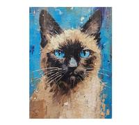 Jigsaw Puzzles 52x38cm/1000pcs for Teenagerss Palette Siamese Painting Jigsaws for Adults Hands-on Game Enhance Memory Great Gift for Gaming 52x38cm/1000pcs