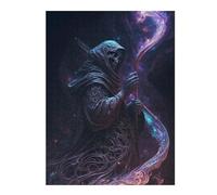 Jigsaw Puzzles 52x38cm/1000pcs for Teenagerss Reaper with Celestial Staff Jigsaws for Adults Hands-on Game But Fun And Humorous Deal As Gifts for The Whole Family 52x38cm/1000pcs