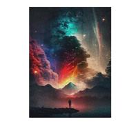 Jigsaw Puzzles 52x38cm/1000pcs for Teenagerss Starry Sky Reflections -3 Jigsaws for Adults Hands-on Game But Fun And Humorous Deal As Gifts for The Whole Family 52x38cm/1000pcs