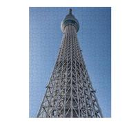 Jigsaw Puzzles 52x38cm/1000pcs for Teenagerss Tokyo Skytree Puzzle for Adults Relax Games Hand Speed Race Great Gift for Gaming 52x38cm/1000pcs