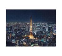 Jigsaw Puzzles 52x38cm/1000pcs for Teenagerss Tokyo Tower Adult Jigsaw Relax Games Precision Cutting Challenging To Complete 52x38cm/1000pcs