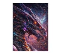 Jigsaw Puzzles 52x38cm/1000pcs for Teenagerss Ultimate Space Dragon Jigsaw Puzzle Relax Games Staycation Kill Time Great Gift for Gaming 52x38cm/1000pcs