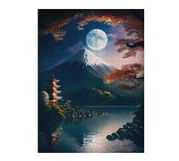 Jigsaw Puzzles 52x38cm/1000pcs Moonlight Nature Japanese Puzzle for Adults Brain Teaser Game For Family Fun Unique Birthday And Xmas Gifts 52x38cm/1000pcs