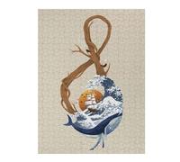 Jigsaw Puzzles 52x38cm/1000pcs Ocean Symphony Treble Clef Cream Jigsaws for Adults Family Game Presents for Women Deal As Gifts for The Whole Family 52x38cm/1000pcs