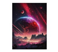Jigsaw Puzzles 52x38cm/1000pcs Red Evil Stellar Horizon Puzzle for Adults Brain Teaser Game For Family Fun Unique Birthday And Xmas Gifts 52x38cm/1000pcs