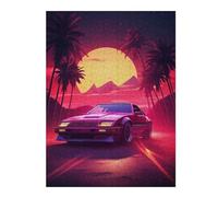Jigsaw Puzzles 52x38cm/1000pcsfor Adults Slick Synthwave Drive Adult Jigsaw Puzzle Relax Games Precision Cutting Gifts for Friends And Family 52x38cm/1000pcs