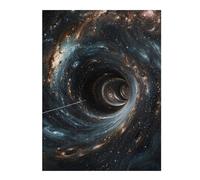 Jigsaw Puzzles 52x38cm/1000pcsfor Teenagerss Interstellar Warp Voyage Puzzle for Adults Relax Games Hand Speed Race Great Gift for Gaming 52x38cm/1000pcs