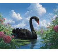 Jigsaw Puzzles 6000 Pieces For Adults, Difficult Puzzle for adults 6000 pieces, Challenging Jigsaws Perfect for Game Nights, Classic Puzzles for Home Wall Decoration(Black Swan)