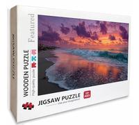 Jigsaw Puzzles 6000 Pieces for Adults Waves, Wooden Jigsaw Puzzles 70x41in, Pieces Parts Fit Together Tightly, for Men Women Elders Seniors, Decompression, Summer Wall Decor, Gifts, (Sunset) P-3312