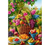 Jigsaw Puzzles 70 piece,Puzzles for Adults,Challenging Educational Family Activity Games Home Decoration Puzzle Colorful Fruit Basket 7.9 x 5.9 inch
