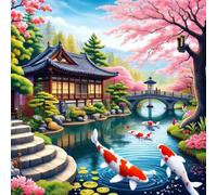 Jigsaw Puzzles 70 Pieces for Adults Ancient Garden Scenery, Fun Challenging Jigsaws for adults 70 Piece, Puzzle Educational Games for Families, Home Decoration puzzles