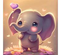 Jigsaw Puzzles 70 Pieces for Adults Cartoon Animal Elephant, Fun Challenging Jigsaws for adults 70 Piece, Puzzle Educational Games for Families, Home Decoration puzzles