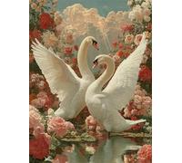 Jigsaw Puzzles 70 Pieces For Adults, Difficult Puzzle for adults 70 pieces, Challenging Jigsaws Perfect for Game Nights, Classic Puzzles for Home Wall Decoration(White Swan)