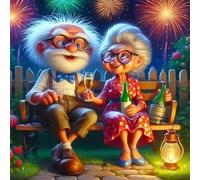 Jigsaw Puzzles 70 Pieces for Adults, Fun Challenging & Brainteasing jigsaw puzzles for adults 70 piece Puzzle Educational Games Home Decoration puzzle(Senior Couples Dating)