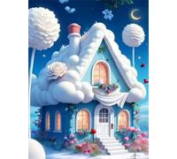Jigsaw Puzzles 700 Pieces for Adults, Challenging & Brainteasing Adult Jigsaw Puzzles 700 pieces, Difficult Puzzles, For Men/Women Cute Cloud House