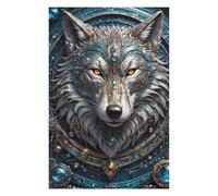 Jigsaw Puzzles 75x50cm/1000pcs for Adults Emerald King Wolf Jigsaw for Adults Hands-on Game Wall Decoration Unique Birthday And Gifts 75x50cm/1000pcs