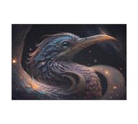 Jigsaw Puzzles 75x50cm/1000pcs for Adults Enchanted Celestial Bird Artwork Puzzles for Adults Toy Wall Decor Enhance Memory Birthday Present, Gifts, 75x50cm/1000pcs