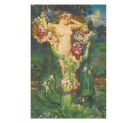 Jigsaw Puzzles 75x50cm/1000pcs for Adults Flower Ladies Jigsaw for Adults Hands-on Game Wall Decoration Unique Birthday And Gifts 75x50cm/1000pcs