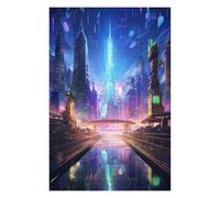 Jigsaw Puzzles 75x50cm/1000pcs for Adults Futuristic Future City Jigsaw for Adults Hands-on Game Wall Decoration Unique Birthday And Gifts 75x50cm/1000pcs