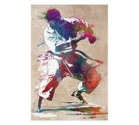 Jigsaw Puzzles 75x50cm/1000pcs for Adults Karate Watercolor Art Jigsaw for Adults Hands-on Game Wall Decoration Unique Birthday And Gifts 75x50cm/1000pcs