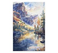 Jigsaw Puzzles 75x50cm/1000pcs for Adults Mountain Solitude Jigsaw Puzzle DIY Toys Pattern Assembly Gifts for Friends And Family 75x50cm/1000pcs