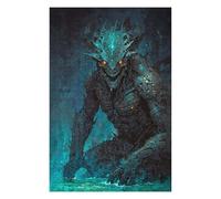 Jigsaw Puzzles 75x50cm/1000pcs for Adults Neon Leviathan Jigsaw for Adults Hands-on Game Wall Decoration Unique Birthday And Gifts 75x50cm/1000pcs