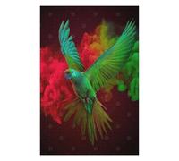 Jigsaw Puzzles 75x50cm/1000pcs for Adults Rasta Green Parrot Puzzle for Adults Relax Games Birthday Present Gifts for Friends And Family 75x50cm/1000pcs