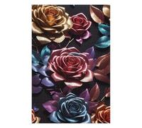 Jigsaw Puzzles 75x50cm/1000pcs for Adults Rose Colorful 3d Jigsaw Puzzle DIY Toys Pattern Assembly Gifts for Friends And Family 75x50cm/1000pcs