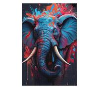 Jigsaw Puzzles 75x50cm/1000pcs for Adults The Graceful Elephant Puzzle for Adults Relax Games Birthday Present Gifts for Friends And Family 75x50cm/1000pcs