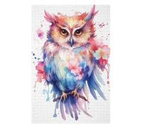 Jigsaw Puzzles 75x50cm/1000pcs for Adults Watercolor Owl Painting Jigsaw Puzzle DIY Toys Pattern Assembly Gifts for Friends And Family 75x50cm/1000pcs