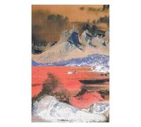 Jigsaw Puzzles 75x50cm/1000pcs for Teenagerss Alien Landscape with Red Soil And Snow-Capped Peaks Adult Puzzles Toy Wall Decor A Work of Art Educational Challenge 75x50cm/1000pcs