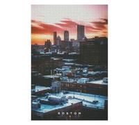 Jigsaw Puzzles 75x50cm/1000pcs for Teenagerss Boston Teenagers Puzzles Hands-on Game Wall Decoration Stress Reduction Gifts 75x50cm/1000pcs