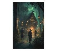 Jigsaw Puzzles 75x50cm/1000pcs for Teenagerss Enchanted Forest Pathway -16 Adult Puzzles Toy Wall Decor A Work of Art Educational Challenge 75x50cm/1000pcs