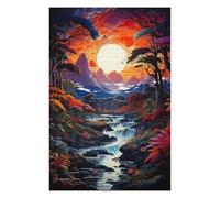 Jigsaw Puzzles 75x50cm/1000pcs for Teenagerss Enchanted Forest Sunset -1 Jigsaws for Adults Relaxing Games Difficult Hard Educational Challenge 75x50cm/1000pcs