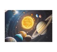 Jigsaw Puzzles 75x50cm/1000pcs for Teenagerss Exploring The Solar System A Visual Journey Puzzle for Adults Fun Games A Work of Art Help The Brain Exercise 75x50cm/1000pcs