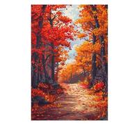 Jigsaw Puzzles 75x50cm/1000pcs for Teenagerss Fall Color Trees Pixel Art Jigsaw Puzzle Relax Games Staycation Kill Time Great Gift for Gaming 75x50cm/1000pcs
