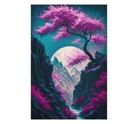 Jigsaw Puzzles 75x50cm/1000pcs for Teenagerss Magic Neon Tree Teenagers Puzzles Hands-on Game Wall Decoration Stress Reduction Gifts 75x50cm/1000pcs