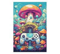 Jigsaw Puzzles 75x50cm/1000pcs for Teenagerss Mushroom Kingdom Controller-1 Puzzle for Adults Fun Games A Work of Art Help The Brain Exercise 75x50cm/1000pcs
