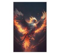 Jigsaw Puzzles 75x50cm/1000pcs for Teenagerss Phoenix Mythology Evo Bird Jigsaw for Adults Family Games A Work of Art Deal As Gifts for The Whole Family 75x50cm/1000pcs
