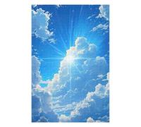 Jigsaw Puzzles 75x50cm/1000pcs Heavenly Light Cloudscape Puzzle for Adults Brain Teaser Game For Family Fun Unique Birthday And Xmas Gifts 75x50cm/1000pcs