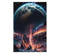 Jigsaw Puzzles 75x50cm/1000pcs Volcan Earth Puzzle for Adults Brain Teaser Game For Family Fun Unique Birthday And Xmas Gifts 75x50cm/1000pcs
