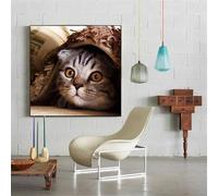 Jigsaw Puzzles 90 Pieces for Adults Cute Animal Cat, Fun Challenging Jigsaws for adults 90 Piece, Puzzle Educational Games for Families, Home Decoration puzzles