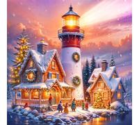 Jigsaw Puzzles 90 Pieces, Jigsaws Lighthouse House 90 Piece jigsaw puzzles for Adults, Challenge High Difficulty Family Puzzle Game 30x30cm/12x12inch